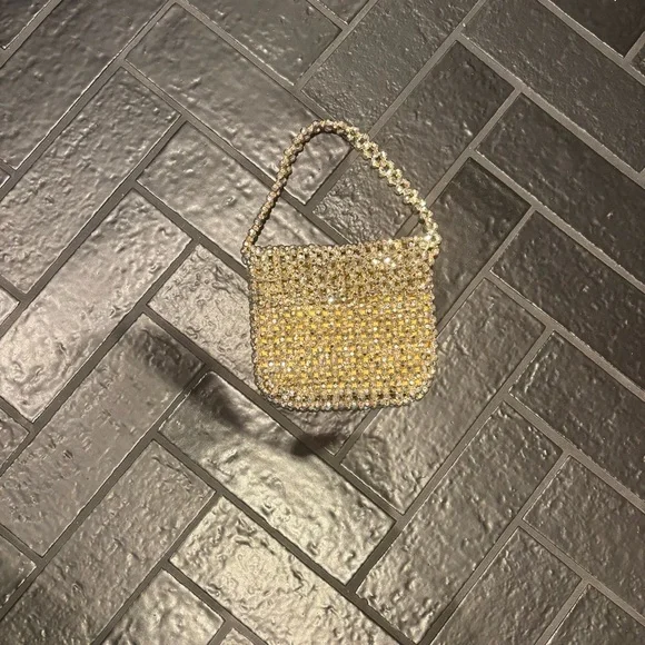 Vintage Walborg Gold Beaded Evening Bag - Picture 6 of 6